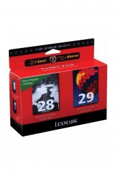 LEXMARK 28-29 18C1520E Siyah + Renkli ORJİNAL KARTUŞ - 1