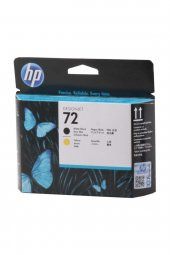 Hp 72 C9384a Sarı-Siyah Kafa Kartuşu - 1