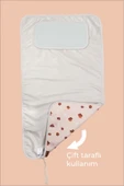 Anne Bebek Bakım Örtüsü Alez Yenidoğan Alt Açma Değiştirme Ada Organizer Pedi Minderi Çift Taraflı thumbnail 4