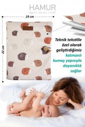 Anne Bebek Bakım Çantası Yenidoğan Alt Açma Değiştirme Düzenleyici Çantası Organizer Urcin - 7