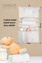 Anne Bebek Bakım Çantası Yenidoğan Alt Açma Değiştirme Düzenleyici Çantası Organizer Urcin - 8