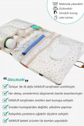 Anne Bebek Bakım Çantası Yenidoğan Alt Açma Değiştirme Düzenleyici Çantası Organizer Poyraz - 3