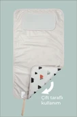 Anne Bebek Bakım Örtüsü Alez Yenidoğan Alt Açma Değiştirme Poyraz Organizer Pedi Minderi ÇiftTaraflı thumbnail 4