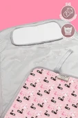 Anne Bebek Bakım Örtüsü Alez Yenidoğan Alt Açma Değiştirme Kugu Organizer Pedi Minderi Çift Taraflı thumbnail 3
