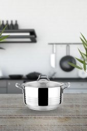 Rossel Premium Oscar Çelik Tencere 22 cm - 1