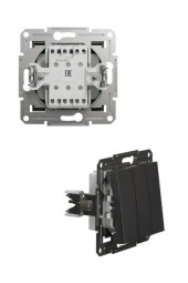 Schneider Asfora Antrasit 3 ' lü Anahtar - Çerçeve Dahildir thumbnail 4