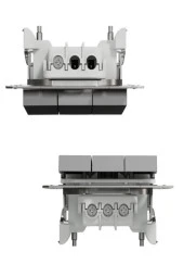 Schneider Asfora Antrasit 3 ' lü Anahtar - Çerçeve Dahildir thumbnail 5