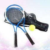Buffer Çocuk Tenis Raketi Seti 21 Inç 2 Raket 1 Top Çantalı Set - 6