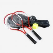 Werkon Çocuk Tenis Raketi Seti 21 Inç 2 Raket 1 Top Çantalı Set - 8