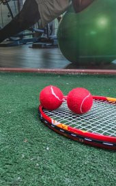 Werkon 2 Adet Antrenman Tenis Topu Kırmızı - 1