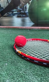 Werkon 1 Adet Antrenman Tenis Topu Kırmızı - 4