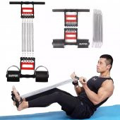 Werkon 5 Dirençli El Ayak Göğüs Yayı Çelik Yay Spor Aleti - 5