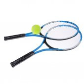 Yetişkin Kort Tenis Raketi Seti Başlangıç Seviye Tenis Raketi Seti Taşıma Çantası Kırmızı - 3