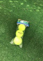 Werkon 3 Adet Antrenman Tenis Topu Sarı - 2