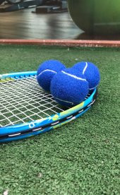 Werkon 3 Adet Antrenman Tenis Topu Mavi - 1