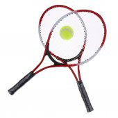 Werkon Çocuk Tenis Raketi Seti 21 Inç 2 Raket 1 Top Çantalı Set - 4