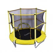 Leyaton Çocuk Trambolini Fileli Korumalı 152 Cm Kolay Kurulum Ev-Bahçe Tipi thumbnail 4