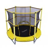 Leyaton Çocuk Trambolini Fileli Korumalı 152 Cm Kolay Kurulum Ev-Bahçe Tipi thumbnail 6