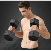 2x10 kg Altıgen Vinyl Kaplama Plastik Dambıl - 2