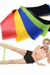 Leyaton Pilates Bandı Plates Egzersiz Direnç Lastiği 5li Set - 1