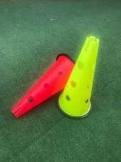 12li 40 cm Delikli Antrenman Hunisi Kauçuk Taban Huni - 4