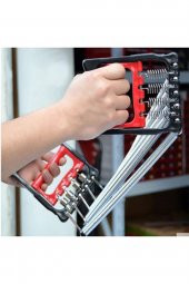 Leyaton El Ayak Göğüs Direnç Yayı Ayak Aparatlı Spor Aleti Kol Bacak Göğüs Geliştirici Kas Egzersiz Aleti - 6