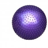 Dikenli Yoga Pilates Aeorobik Jimnastik Topu 65 Cm Mor LYT1048 - 2