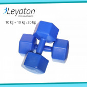 Buffer Yüksek Kalite Içi Demir Tozu Dambıl Ağırlık Seti 2x8 Kg Dumbell Set - 1