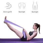 Leyaton Pilates Bandı Plates Egzersiz Direnç Lastiği 1 Adet thumbnail 1