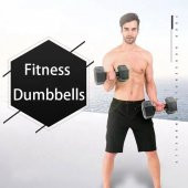 Buffer Plastik Köşeli Dambıl Set - Dumbbell Set 2X8 Kg - 1