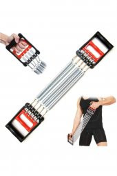 Buffer Çelik Göğüs Yayı Kol Bilek Göğüs Kas Geliştirme Egzersiz Aleti 5 Demirli - 4