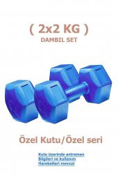 MRT SPORT Köşeli Dambıl Ağırlık Seti Fitness Vücut Geliştirme Aleti - 1