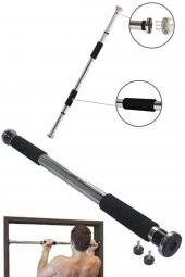 Buffer Kapı Barfiks Çubuğu 60-100 Cm Ayarlanabilir Barfiks Çekme Demiri Barfiks Aleti - 2