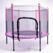 Leyaton Fileli Korumalı 140 Cm Çocuk Trampolini 55 İnç Trambolin - 2