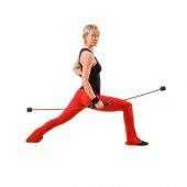 Leyaton Flexi Bar Aerobik Bar Yeni Nesil Salıncak Bar Siyah -160 CM - 1