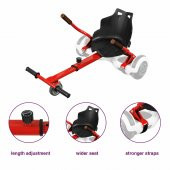 Leyaton Hoverkart Go Kart 6.5 "8.5" 10 "Scooter Hoverboard için Ayarlanabilir Hover GoKart Kırmızı - 1