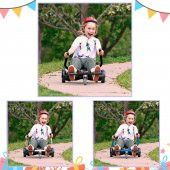 Hoverkart Hoverkart Go Kart 6.5 "8.5" 10 "Scooter Hoverboard için Ayarlanabilir Hover GoKart Siyah - 5