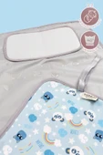 Anne Bebek Bakım Örtüsü Alez Yenidoğan Alt Açma Değiştirme Dream Organizer Pedi Minderi Çift Taraflı thumbnail 3