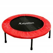 Leyaton 102 cm Deluxe Trampolin (40 inç Trambolin) KIRMIZI - 1