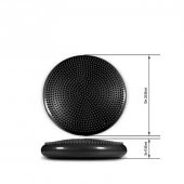 Leyaton Denge Diski Balance Trainer Denge Topu Pilates Balans Disk Siyah - 3