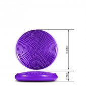 Leyaton Denge Diski Balance Trainer Denge Topu Pilates Balans Disk Mor - 2