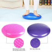 Leyaton Denge Diski Balance Trainer Denge Topu Pilates Balans Disk Pembe - 3