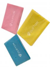 Clifton 3Lü Set Pilates Lastiği Pilates Bandı Pilates Bantı 120 X 15 Cm - 1