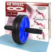Leyaton Fitness Karın Kası Sixpack Egzersiz Tekeri Spor Aleti Mavi - 2
