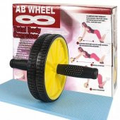 Leyaton Fitness Karın Kası Sixpack Egzersiz Tekeri Spor Aleti Sarı - 4