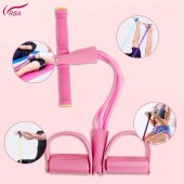 Body Trimmer Egzersiz Aleti El Ayak Egzersiz 4lü Direnç Lastiği Pembe - 1