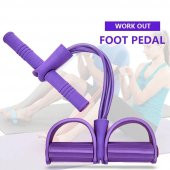 Body Trimmer Egzersiz Aleti El Ayak Egzersiz 4lü Direnç Lastiği Mor - 1