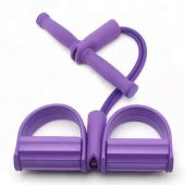Body Trimmer Egzersiz Aleti El Ayak Egzersiz 4lü Direnç Lastiği Mor - 2