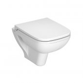 VitrA S20 Square Beyaz Kısa Asma Klozet ve Nuvoplast Yavaş Kapanır Kapak - 1