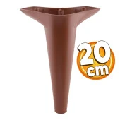 Aspen Lüks Mobilya Kanepe Koltuk Tv Ünitesi Konsol Yükseltici Ayağı Ayakları 20 Cm Kahverengi Ayak - 1